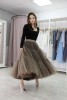 Ярусная юбка повышенной пышности в трех рядах 80 см        - Ярусная юбка повышенной пышности в трех рядах 80 см       