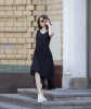 Черное шифоновое платье - Черное шифоновое платье