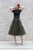 Ярусная юбка повышенной пышности 75 см     - Ярусная юбка повышенной пышности 75 см    