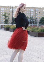 юбка мини "Марсала" (44)